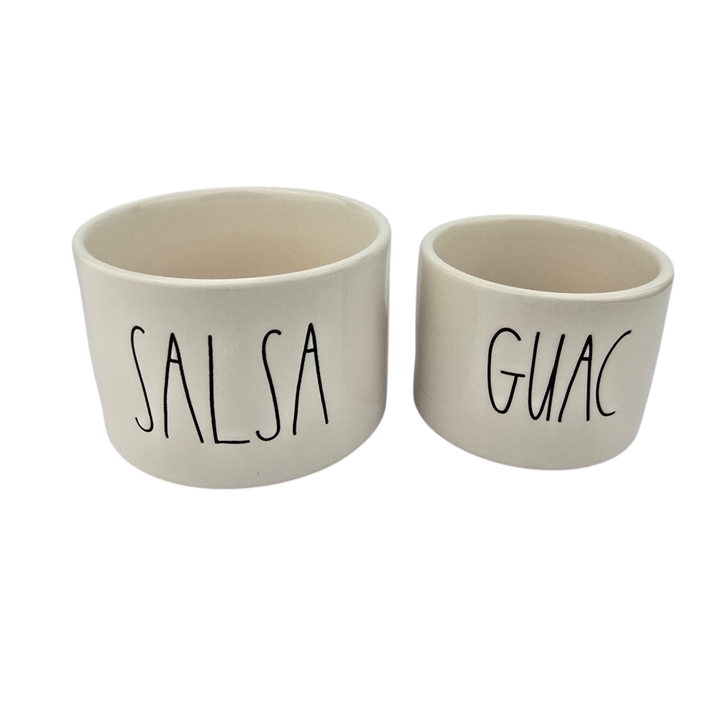 Rae Dunn Salsa and Guac Bowl Set